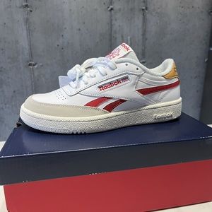Reebok CLUB C revenge sneaker RED MULTI NEW NEVER WORN IN THE BOX